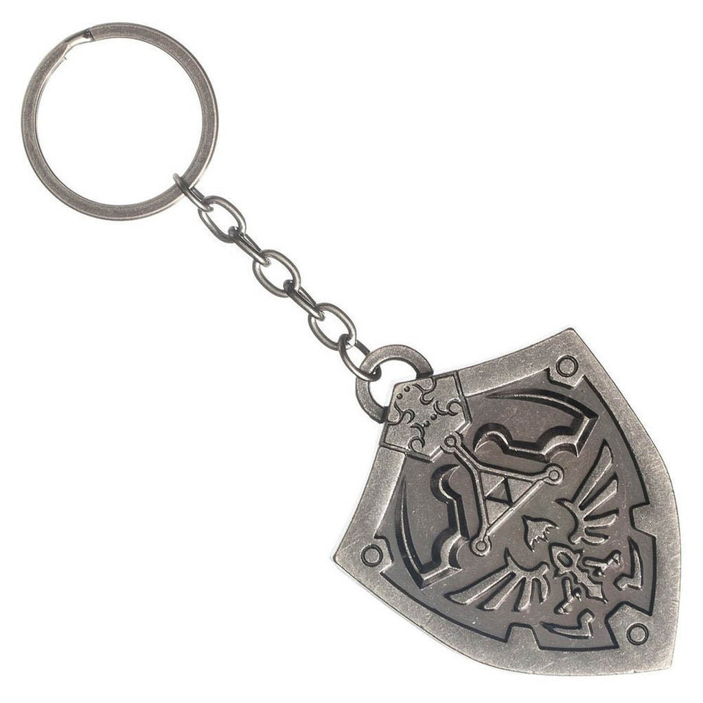 Zelda Link Shield Metal Keychain