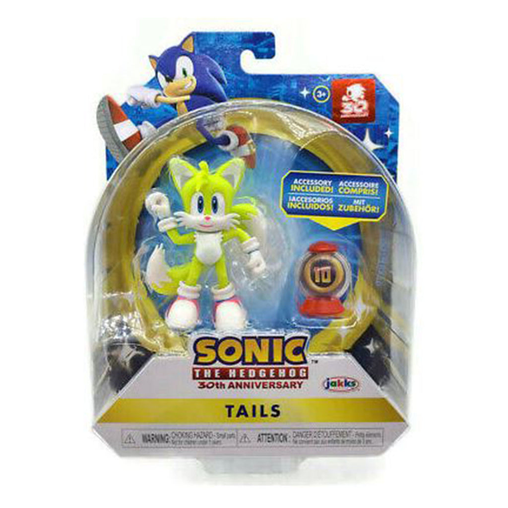 Sonic The Hedgehog 30th Anniversary Tails 4 Inch Figure