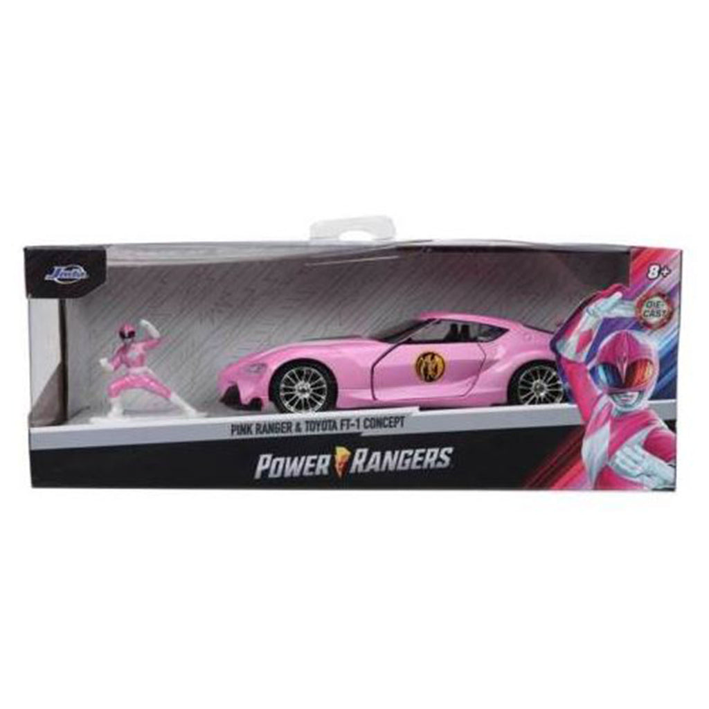 Jada Toys Power Rangers Pink Toyota FT-1 Die Cast 32nd Scale Set