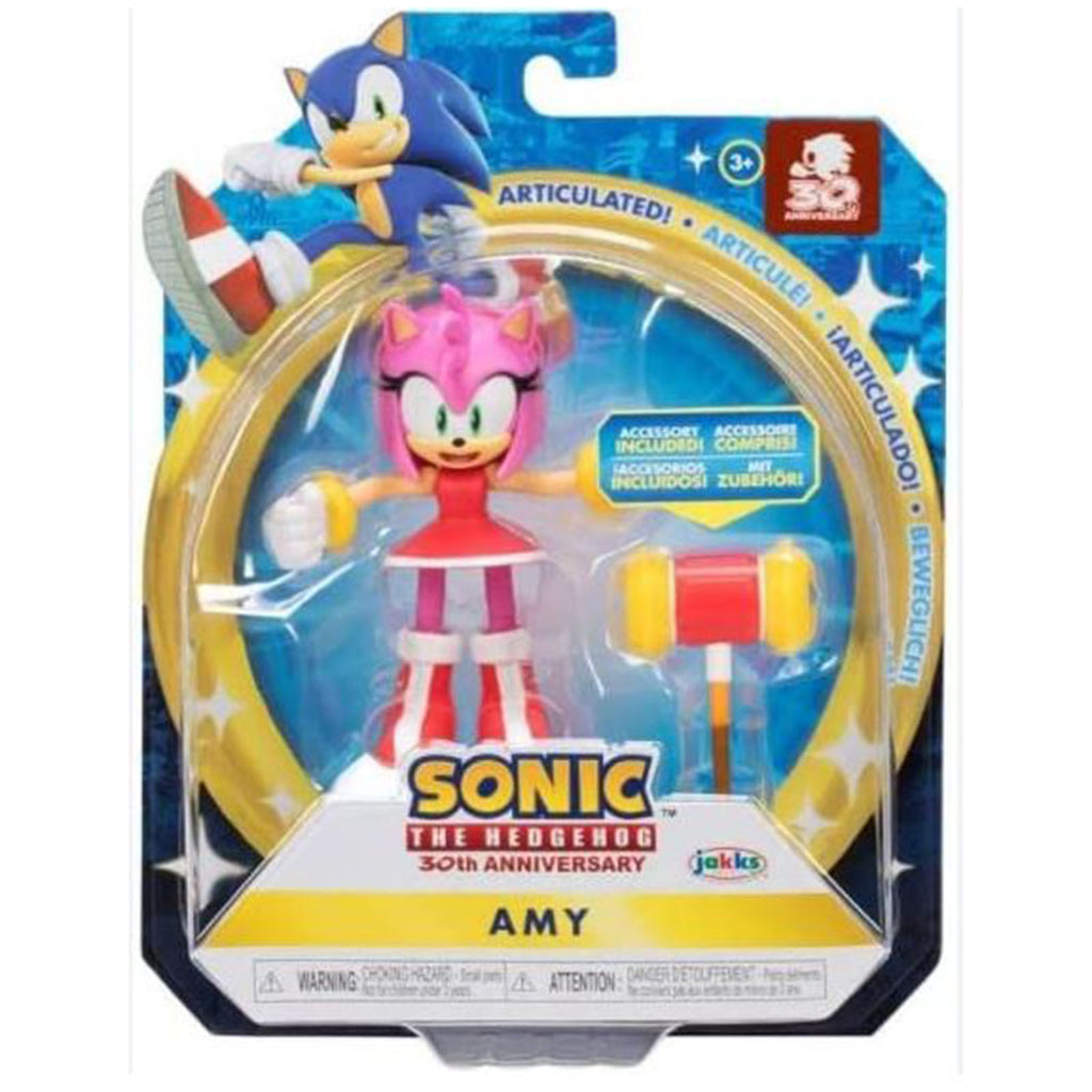 Sonic The Hedgehog 30th Anniversary Amy 4 Inch Figure
