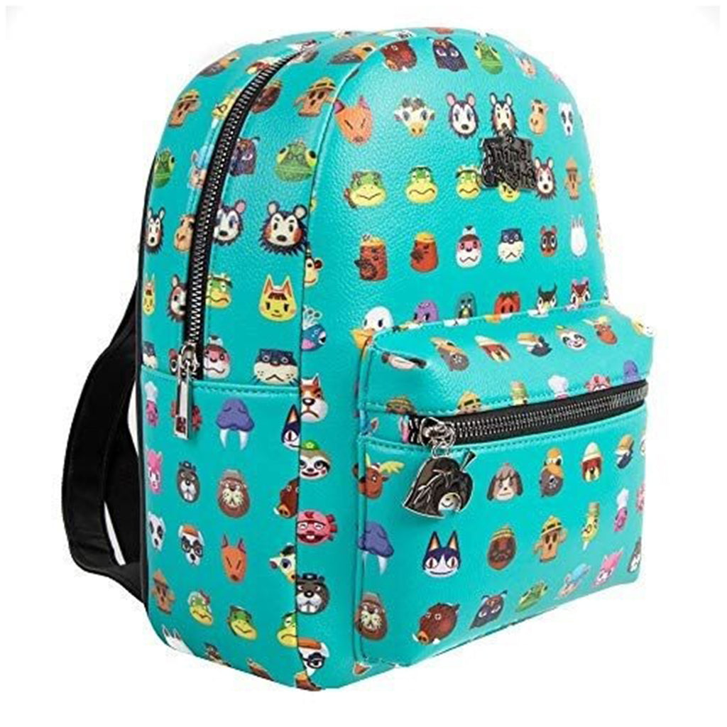 Bioworld Animal Crossing Characters All Over Print Mini Backpack