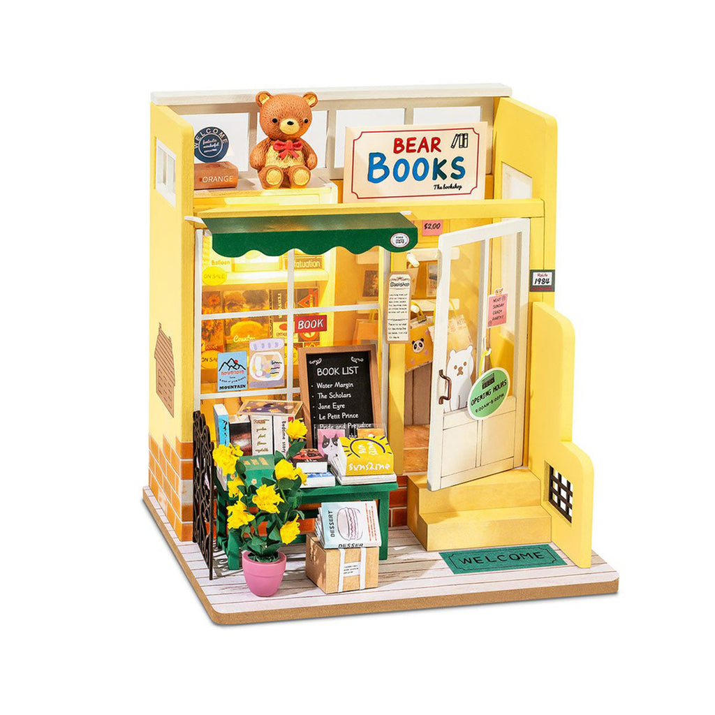 Robotime Rolife Mind Find Bookstore Building Set