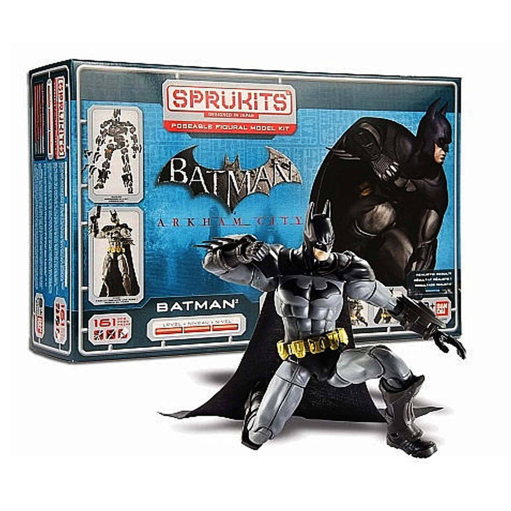 Bandai Sprukits Batman Arkham City Poseable Figure Model Kit