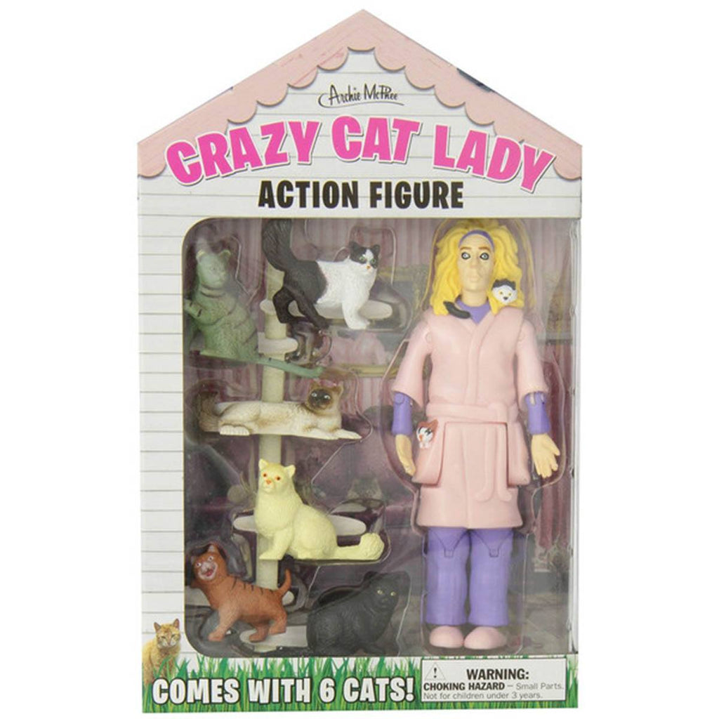 Crazy Cat Lady Action Figure
