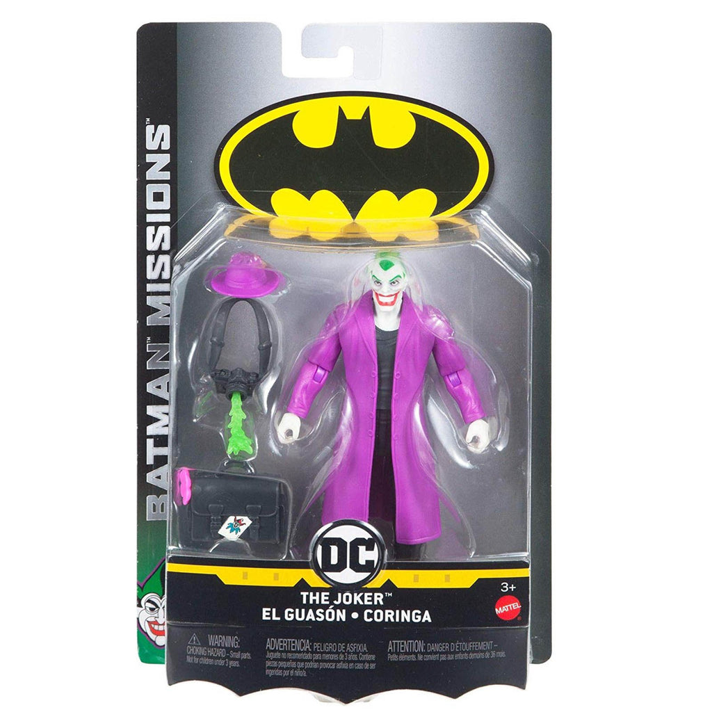 DC Batman Missions The Joker 6 Inch Action Figure