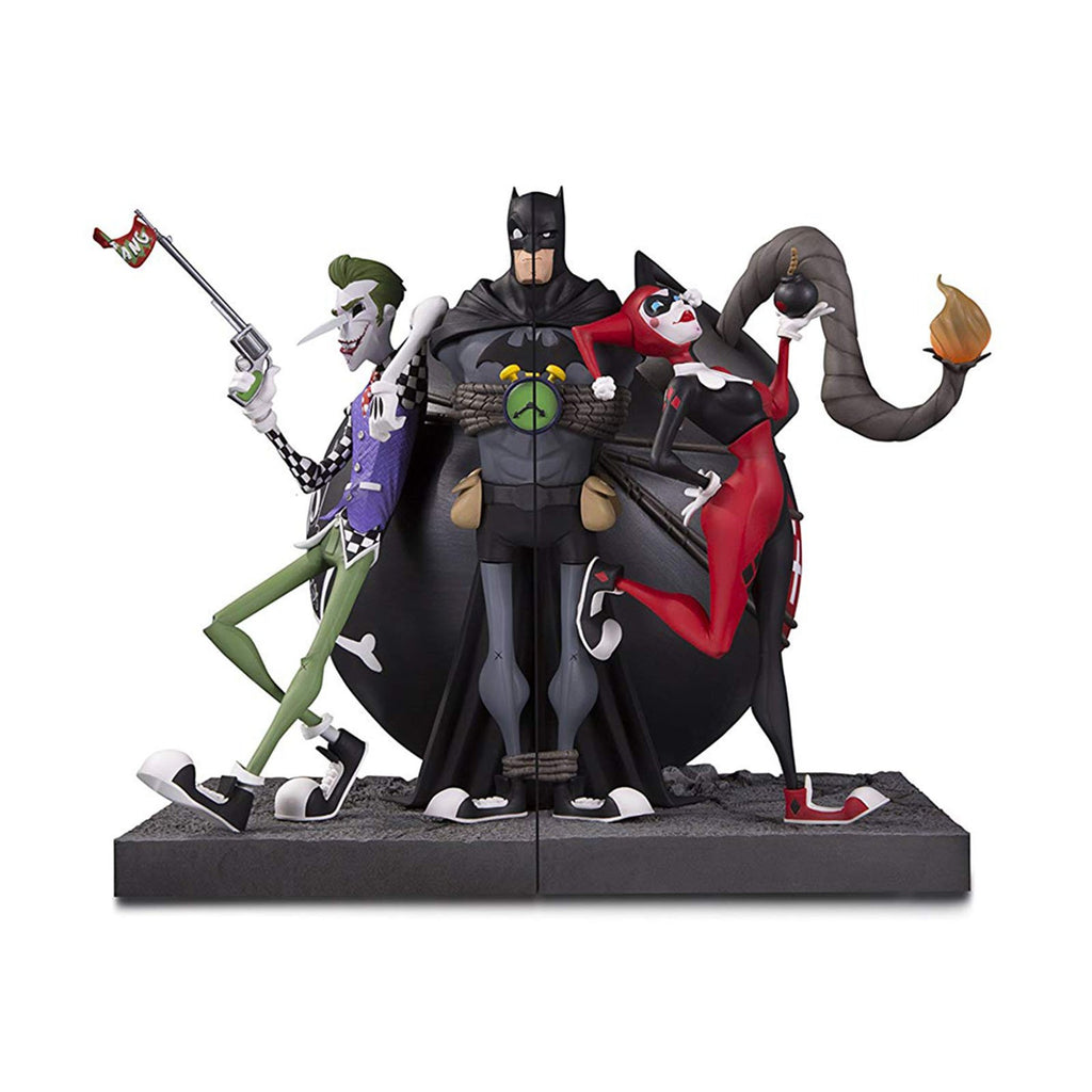 DC Collectibles The Joker And Harley Quinn Bookend Set