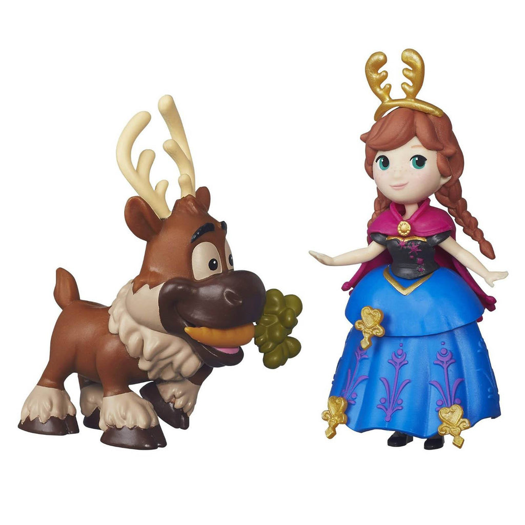 Disney Frozen Little Kingdom Anna And Sven Mini Figures