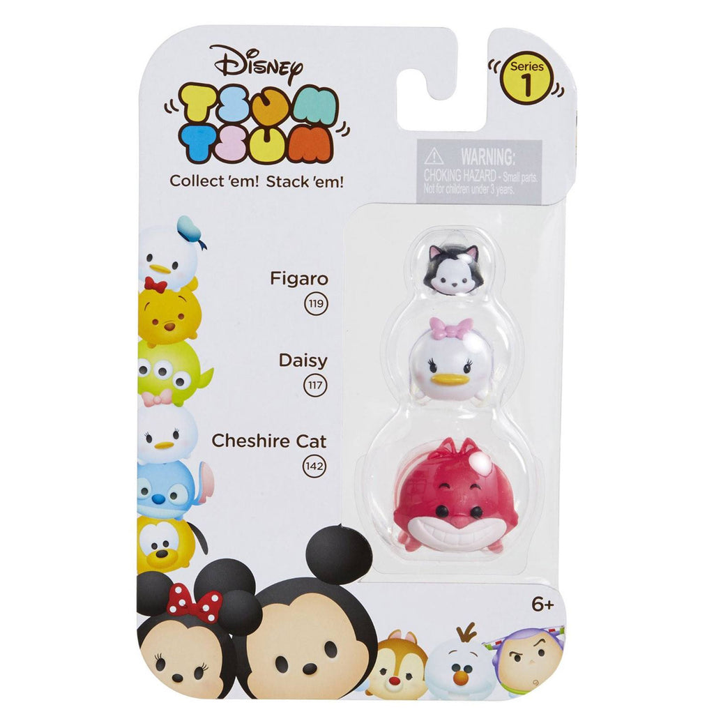 Disney Tsum Tsum Series 1 Stitch Figaro Olaf Figures 3 Pack