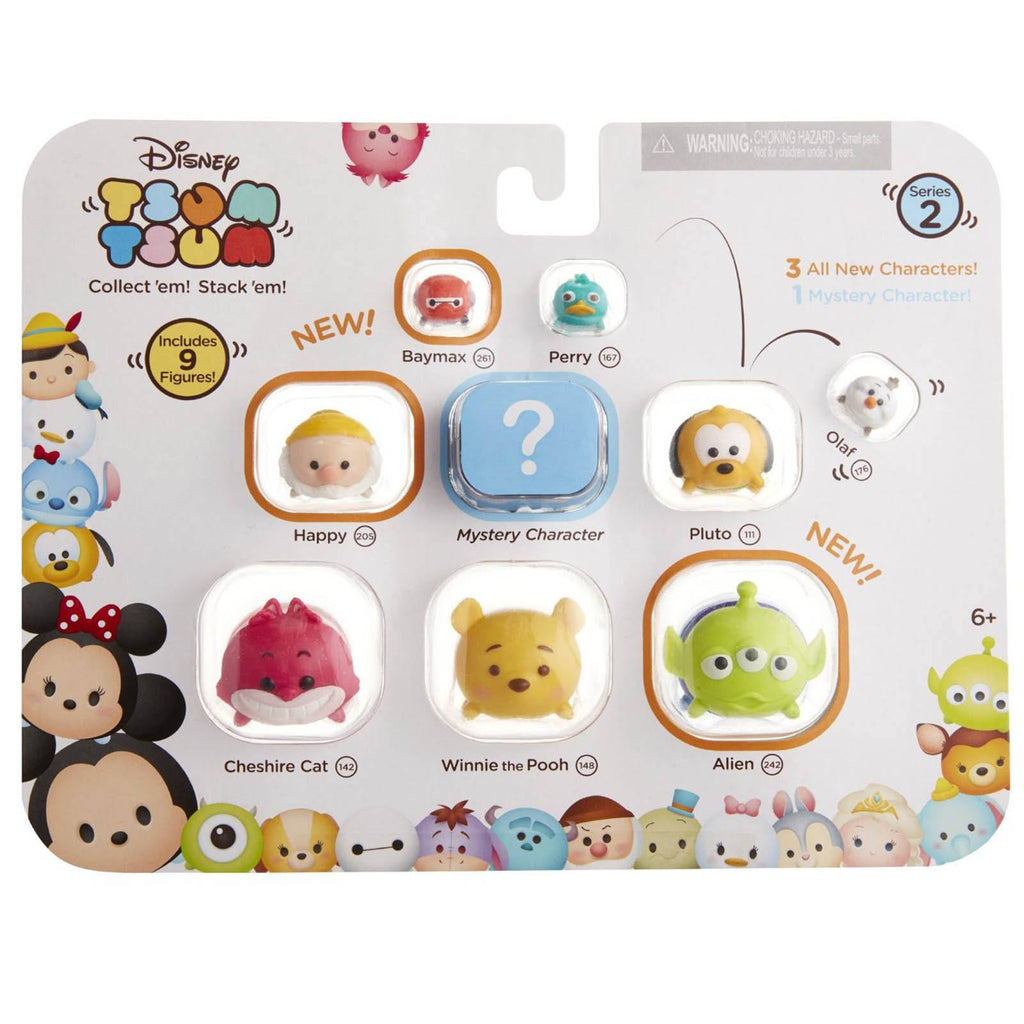Disney Tsum Tsum Series 2 Style 1 Figures 9 Pack