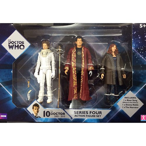 Doctor Who Tenth Doctor Series Four Companions 3 Pack Action Figures