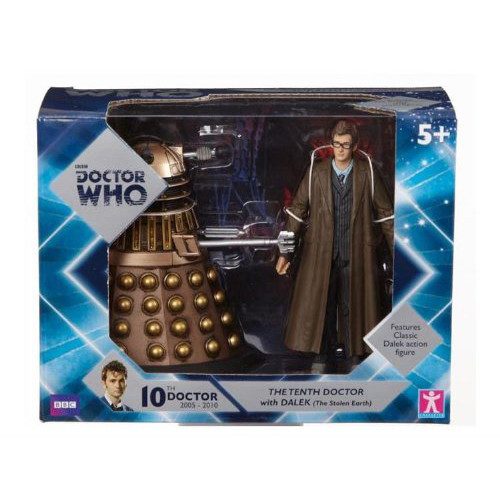 Doctor Who Tenth Doctor With Dalek Action Figure Set
