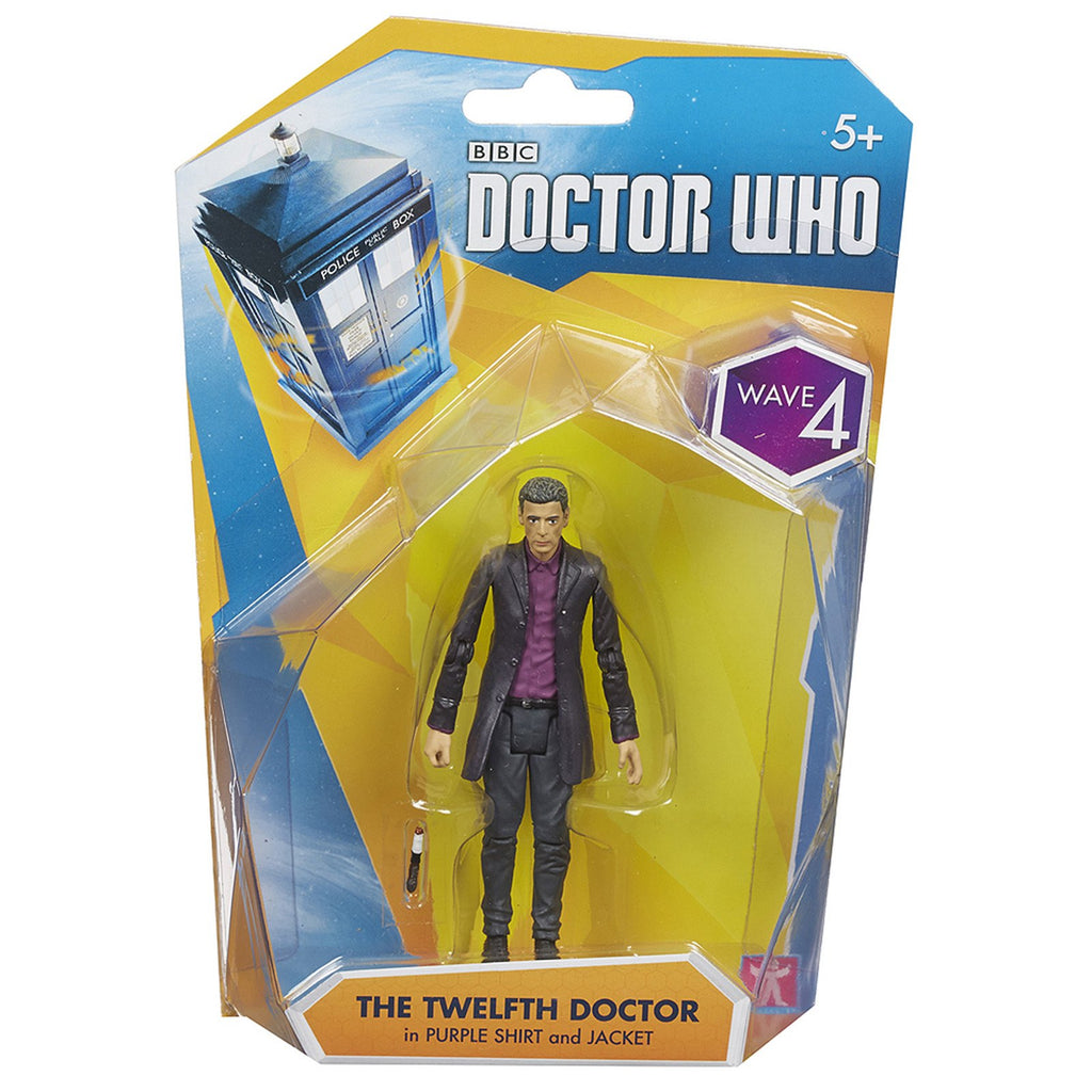 Doctor Who Wave 4 12th Doctor In Purple Shirt Action Figure