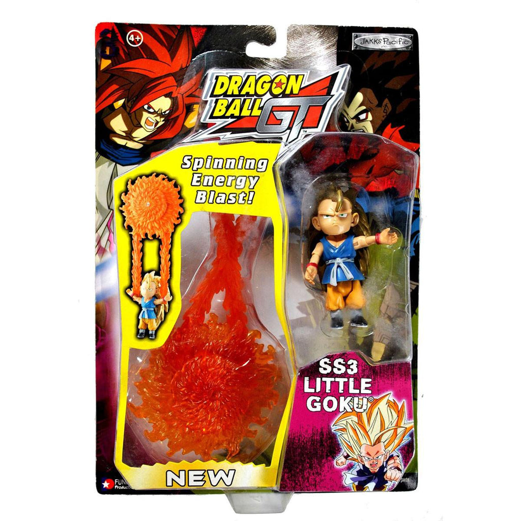 Dragon Ball GT Series 3 SS3 Little Goku Spinning Energy Blast Action Figure