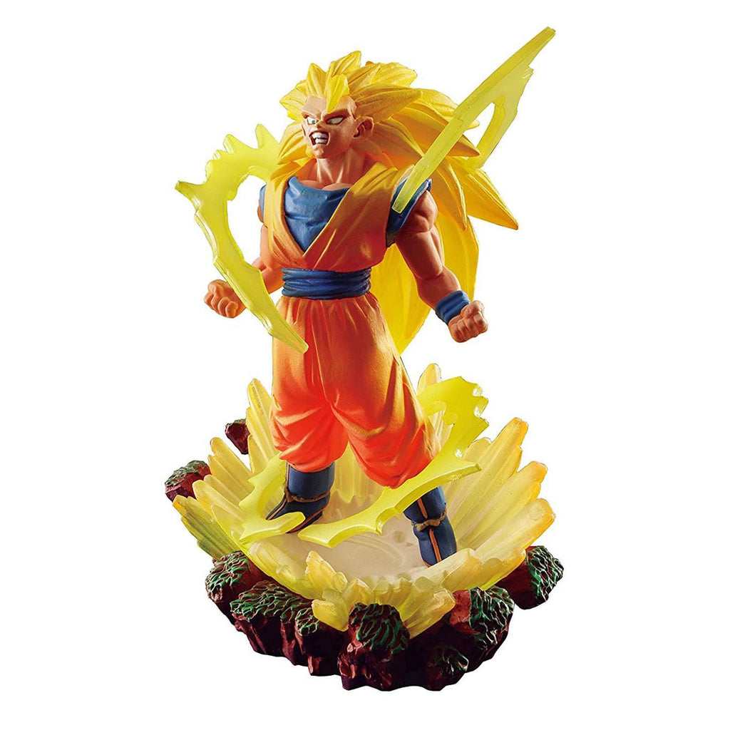 Dragon Ball Z Super Dracap Memorial Statue 03 Super Saiyan 3 Son Goku Figure