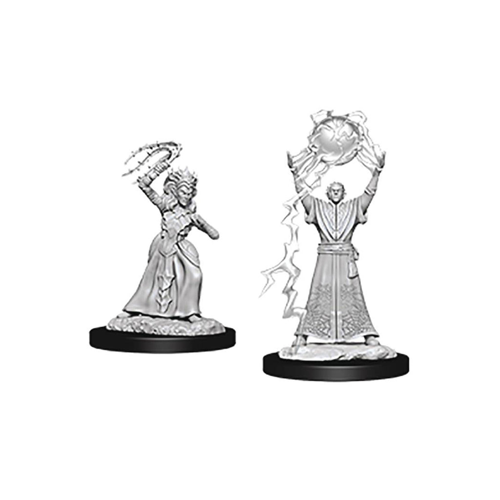 Dungeons and Dragons Drow Mage & Drow Priestess Nolzur's Miniatures