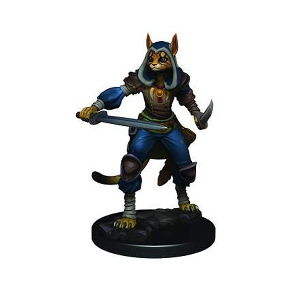 Dungeons and Dragons Female Tabaxi Rogue Painted Nolzur's Miniatures