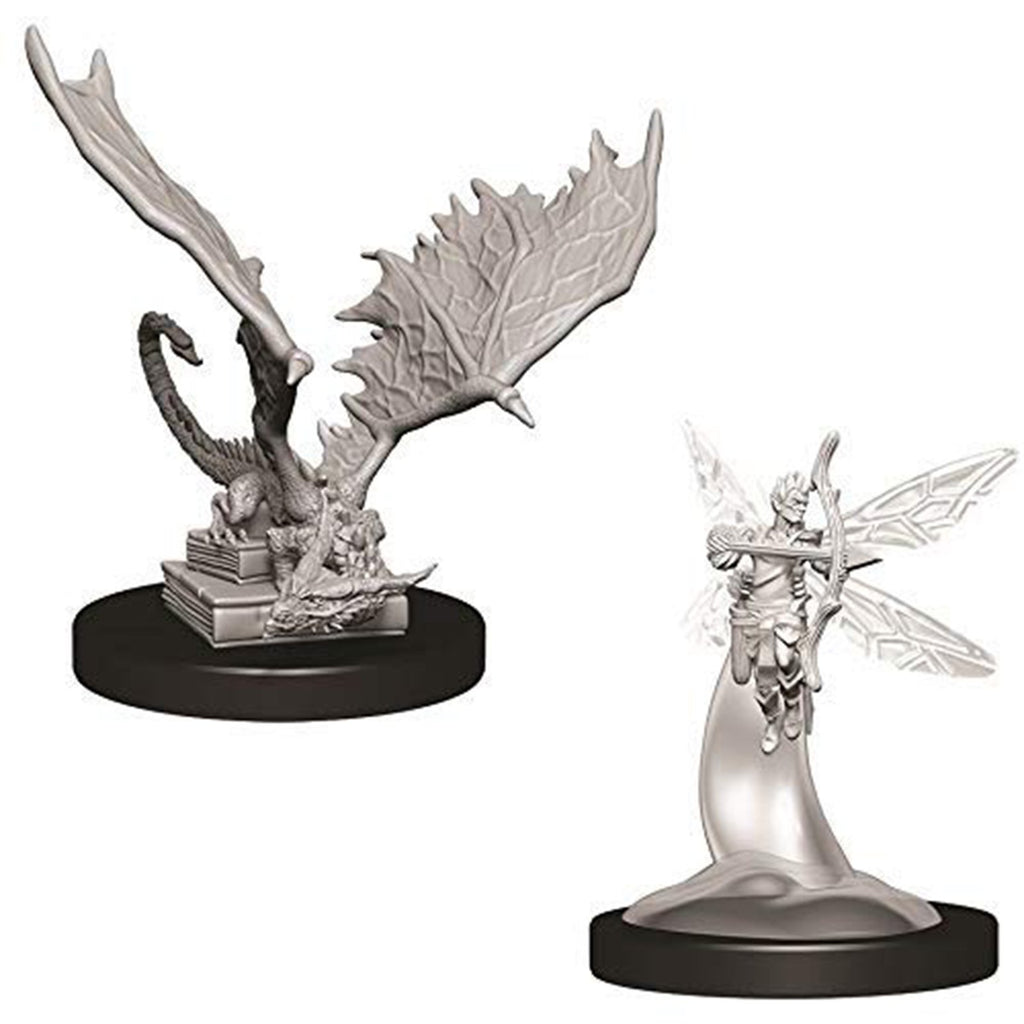 Dungeons And Dragons Pseudodragon and Sprite Nolzur's Miniatures