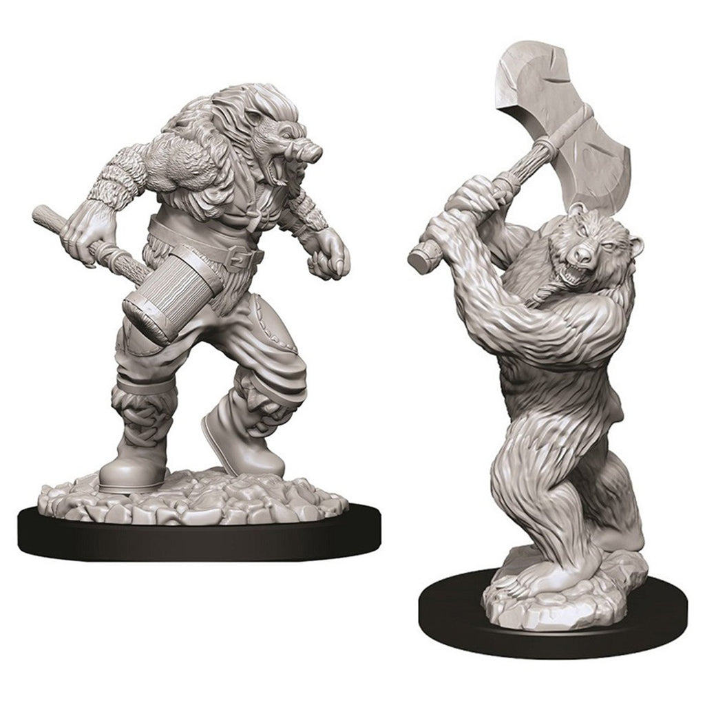 Dungeons and Dragons Wereboar & Werebear Nolzur's Miniatures