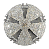 Eaglemoss Battlestar Galactica Baseship TOS Ship Replica - Radar Toys