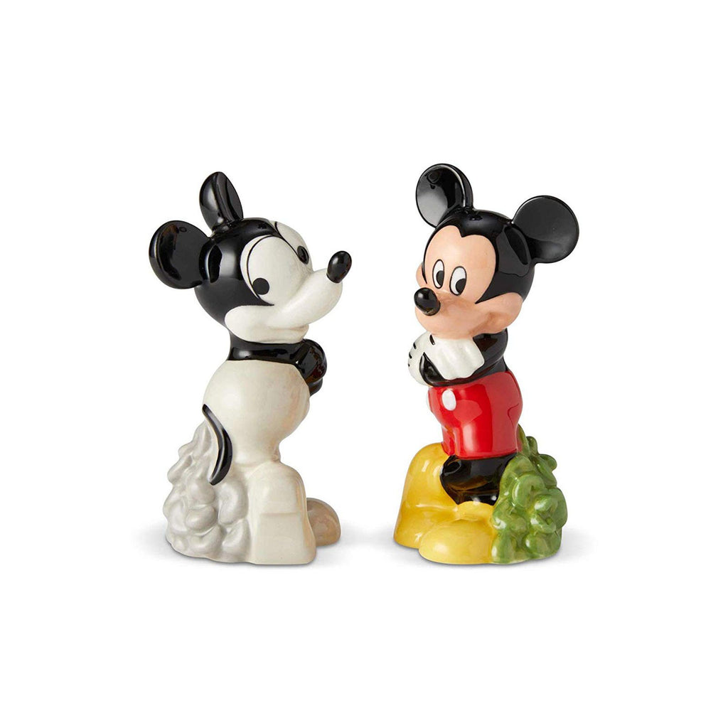 Enesco Disney Mickey Now And Then Salt And Pepper Shaker Set