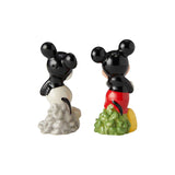 Enesco Disney Mickey Now And Then Salt And Pepper Shaker Set - Radar Toys