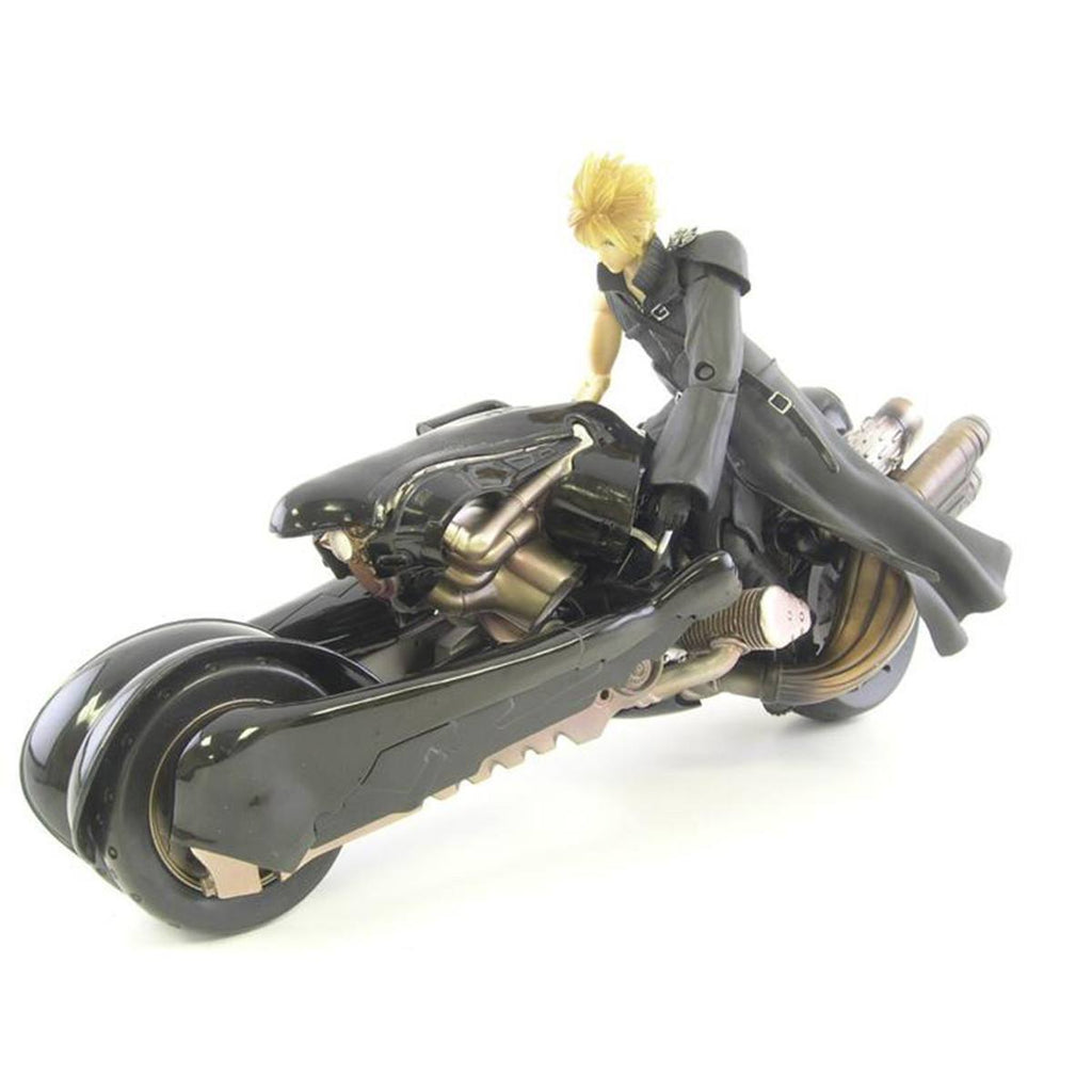 Final Fantasy Advent Children Cloud Strife And Fenrir Motorcycle Action Figure - Radar Toys