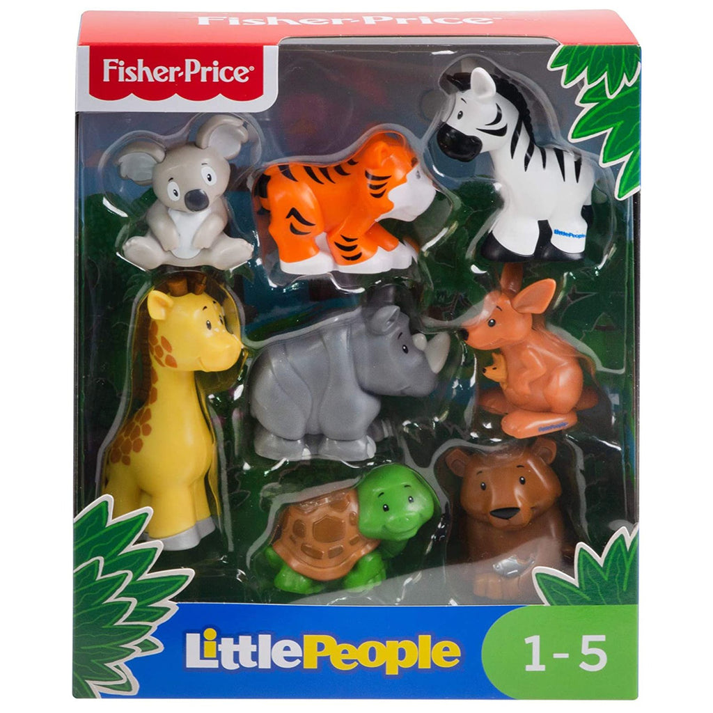 Fisher Price Little People Safari Animals Figure Set
