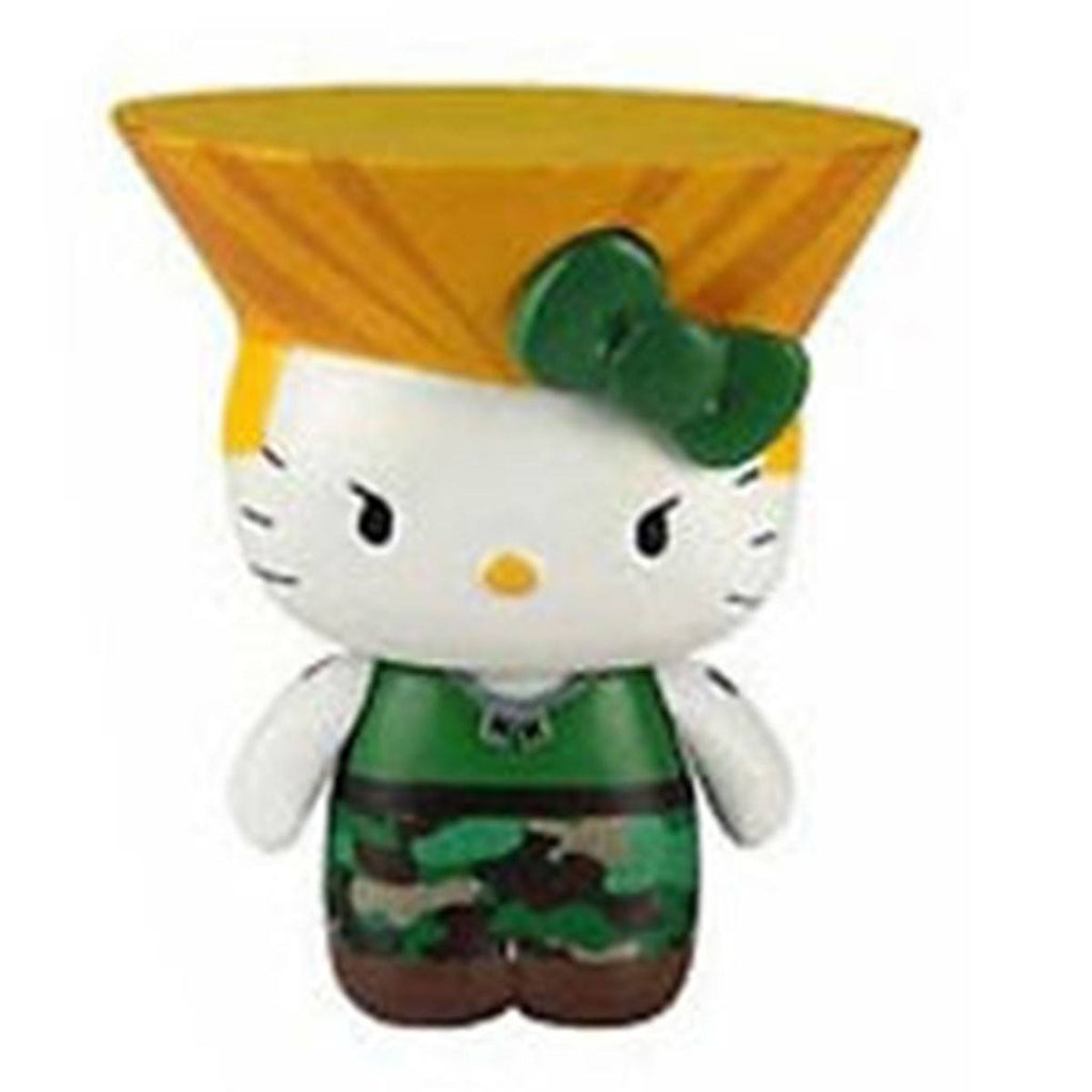 Hello Kitty Street Fighter Guile Mobile Plug Charm Figure