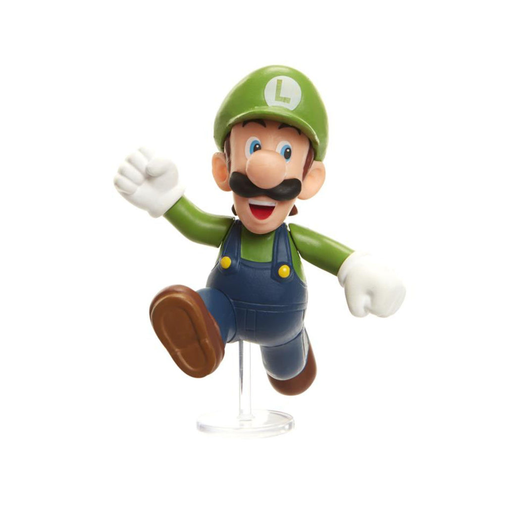 Jakks World Of Nintendo Luigi Running 2.5 Inch Figure