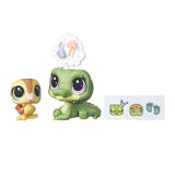Littlest Pet Shop Pets City Alia Lagarto And Dabble Von Quack Figures - Radar Toys