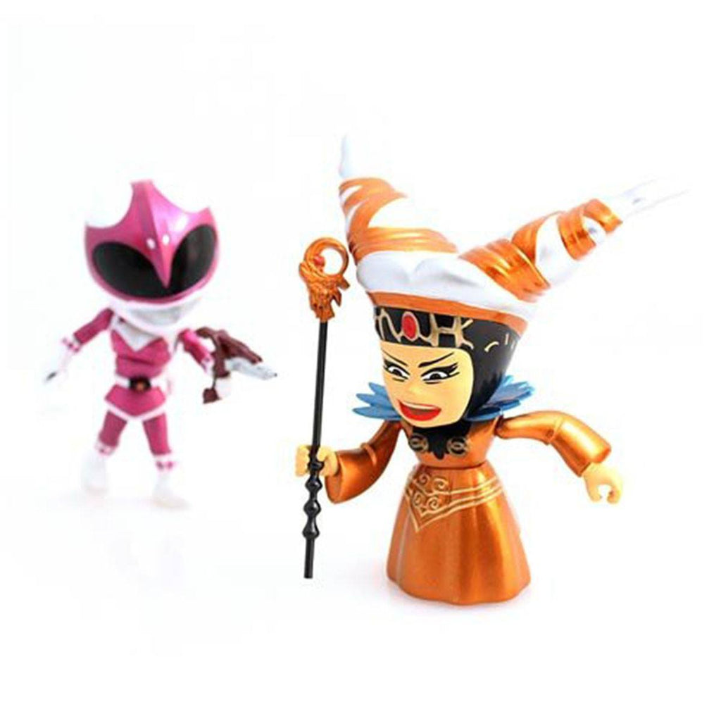 Loyal Subjects Power Rangers Exclusive Metallic Pink Ranger Versus Rita Figures