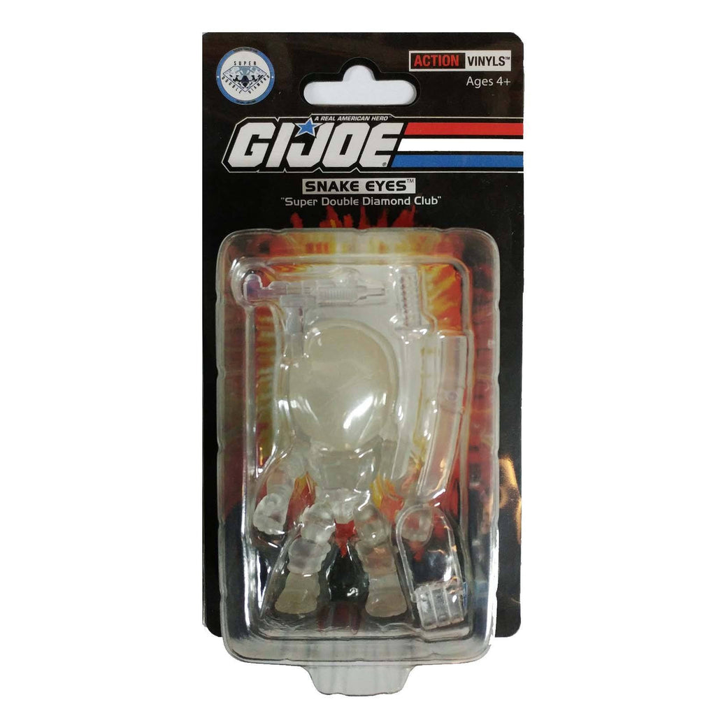 Loyal Subjects SDDC G.I. Joe Snake Eyes Clear White Action Figure