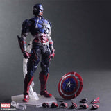 Marvel Universe Captain America Variant Play Arts Kai Action Figure - Radar Toys