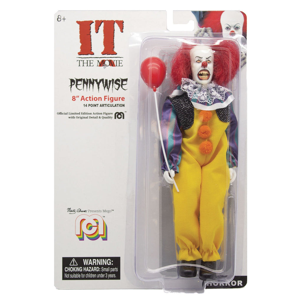 Mego Horror IT The Movie Pennywise 8 Inch Action Figure