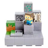 Minecraft Cave Boime Collection Mining Mountain Mini Figure Set - Radar Toys