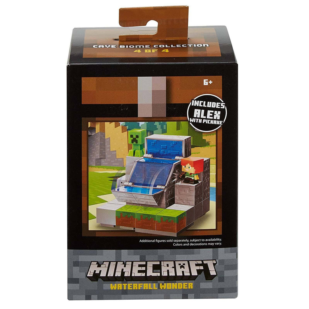 Minecraft Cave Boime Collection Waterfall Wonder Mini Figure Set