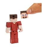 Minecraft Comic Maker Steve In Red Leather Armor Action Figure - Radar Toys