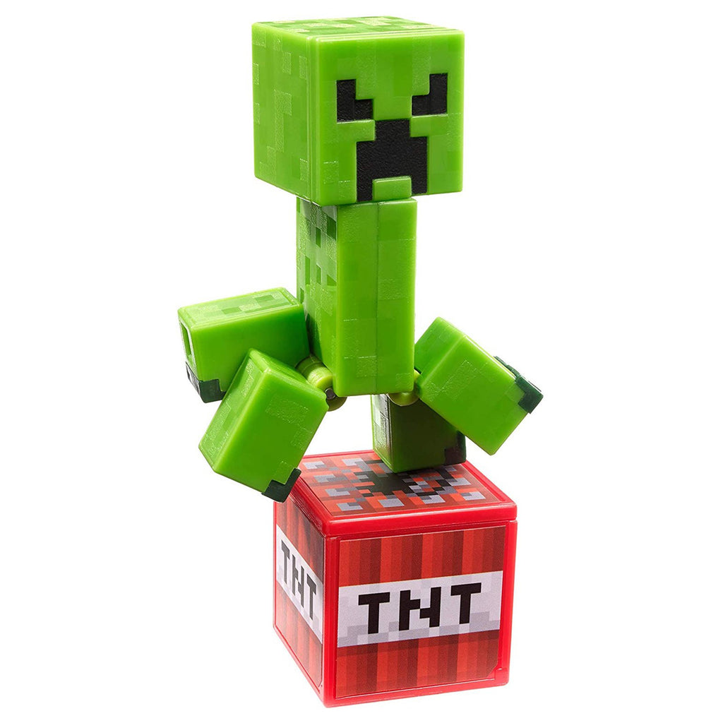 Minecraft Creeper With Comic Book Action Figure