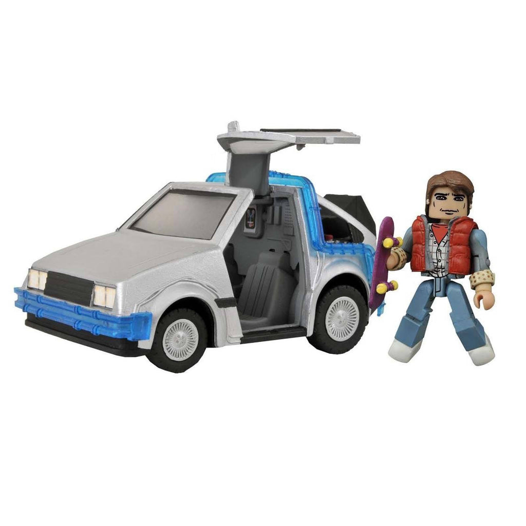 Minimates Back To The Future Time Machine Mini Vehicle Figure Set - Radar Toys