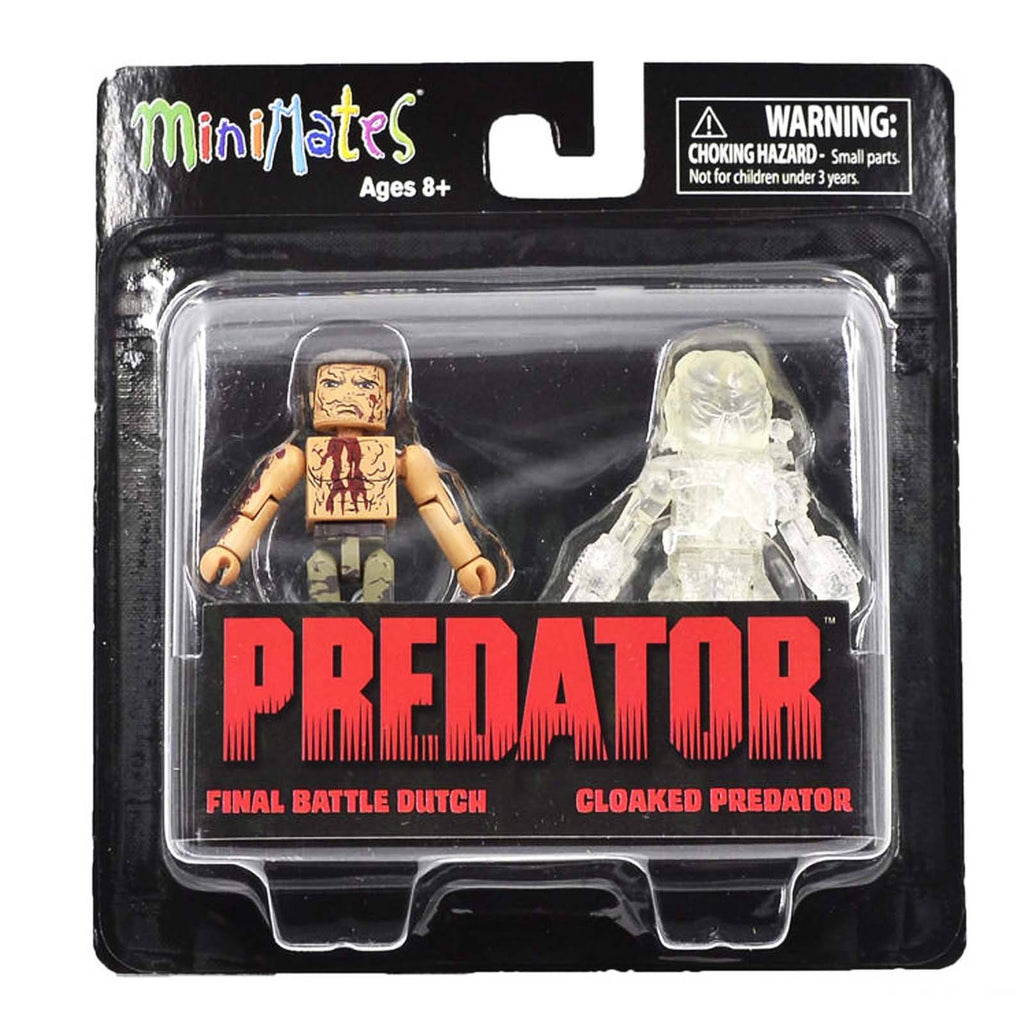Minimates Predator Series 2 Final Battle Dutch Cloaked Predator Figure Set