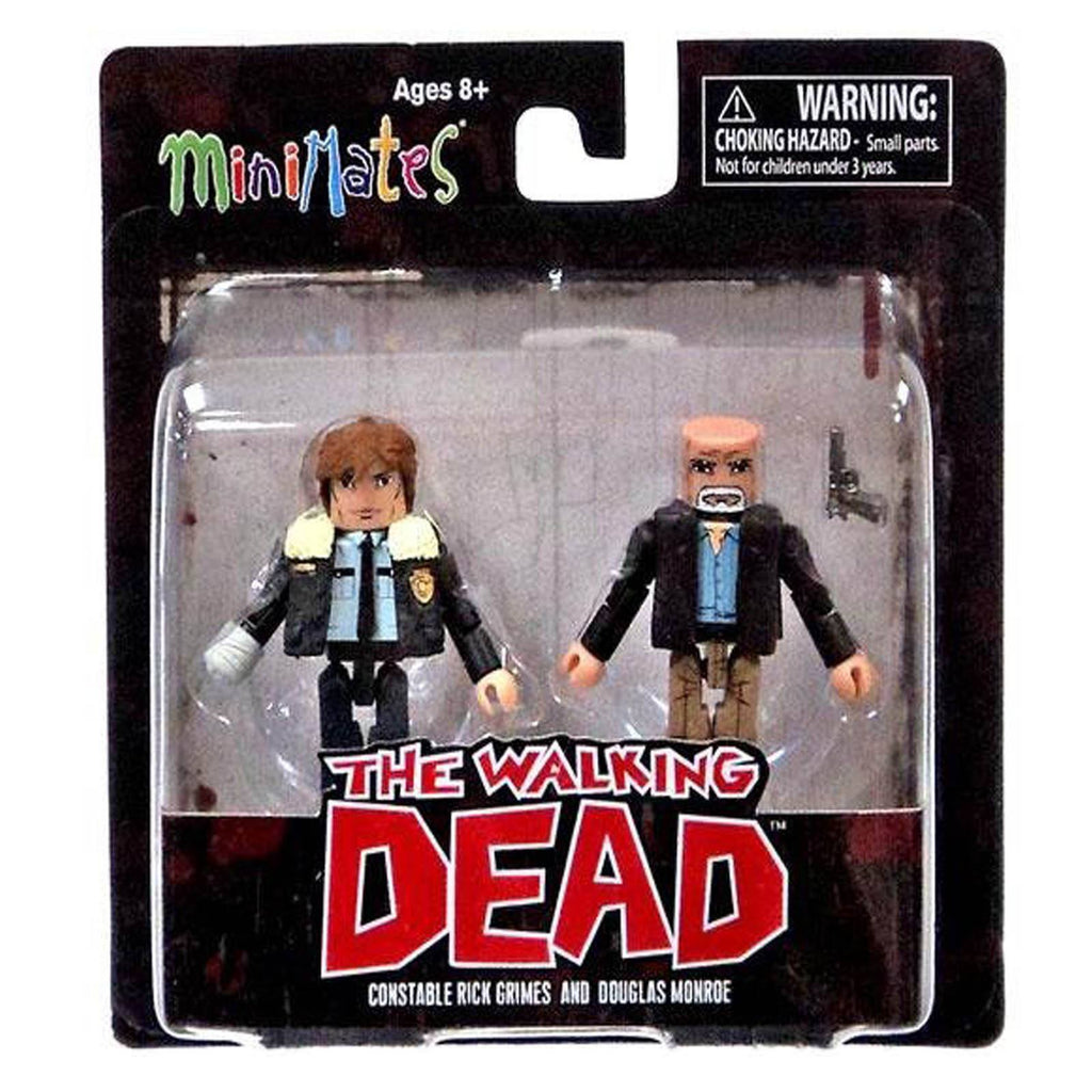 Minimates Walking Dead Series 6 Rick Grimes Douglas Monroe Figure Set - Radar Toys