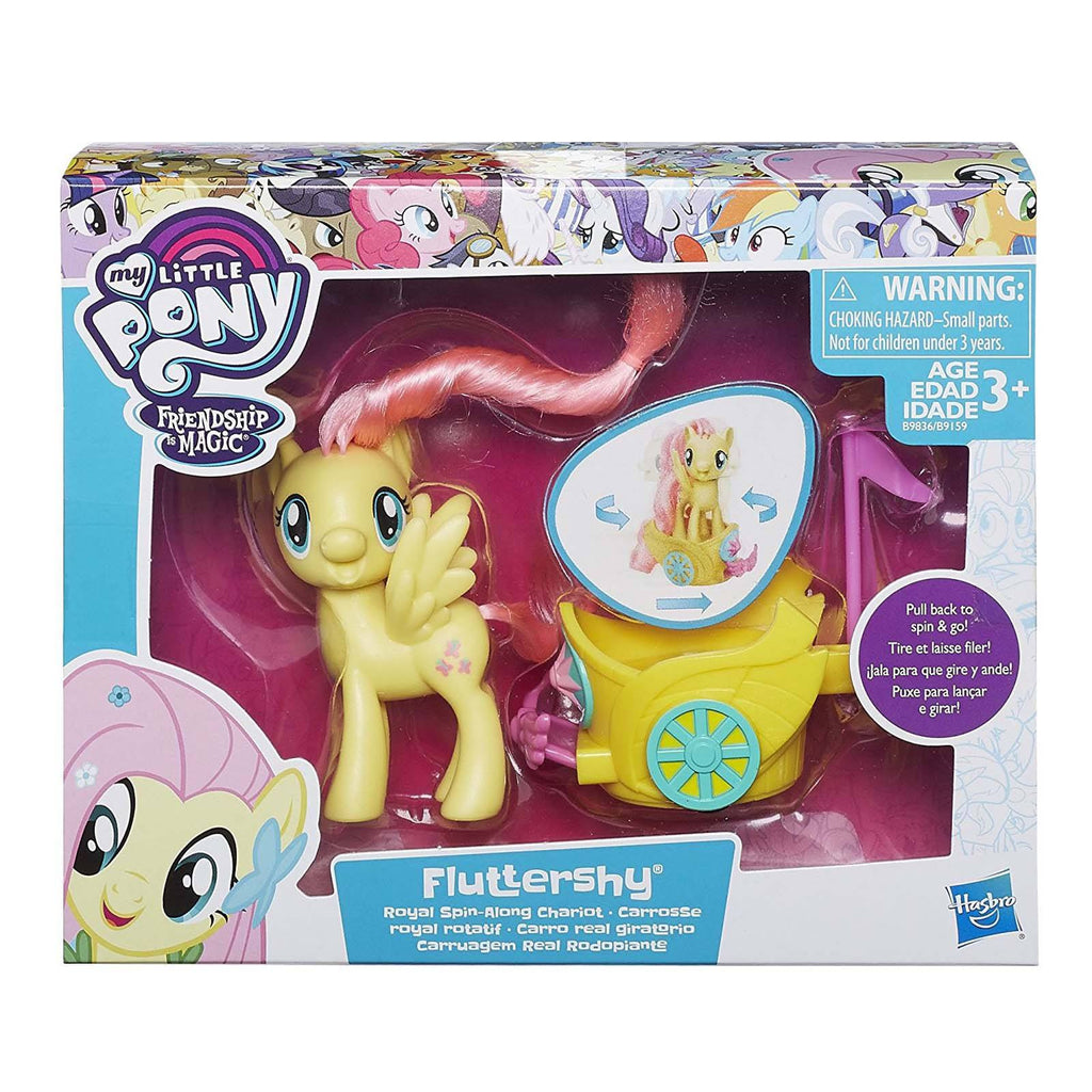 My Little Pony Friendship Magic Fluttershy Royal Spin-Along Chariot Set