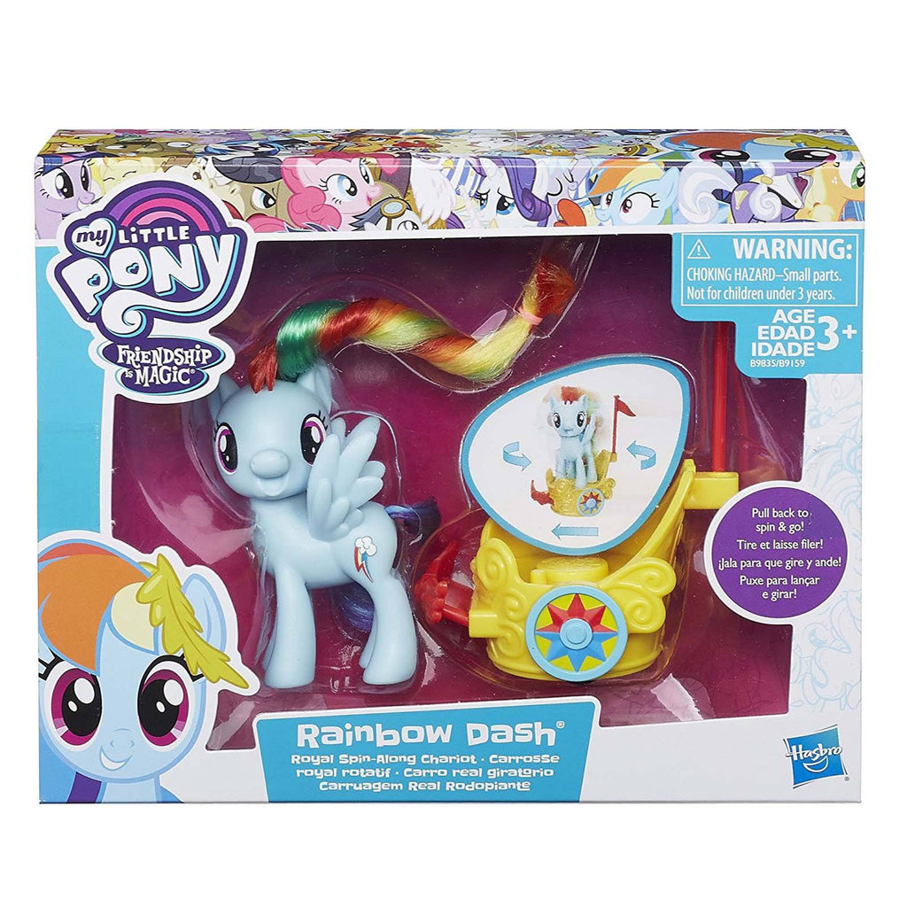 My Little Pony Friendship Magic Rainbow Dash Royal Spin-Along Chariot Set