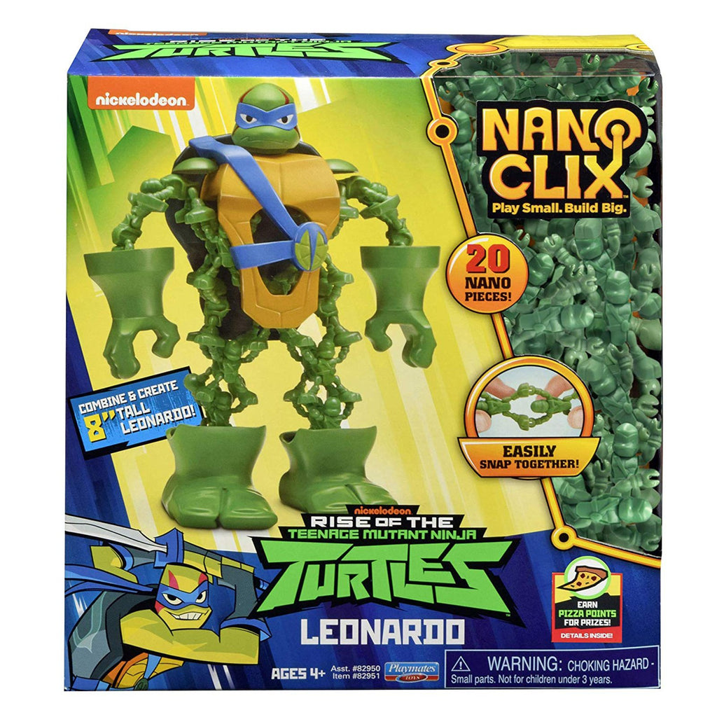 Nano Clix Teenage Mutant Ninja Turtles Rise Of Leonardo Set