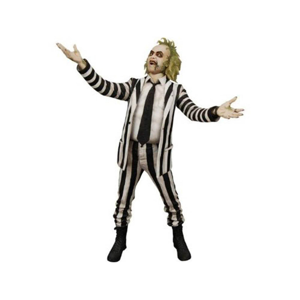 NECA Cult Classic Black And White Outfit BeetleJuice Action Figure