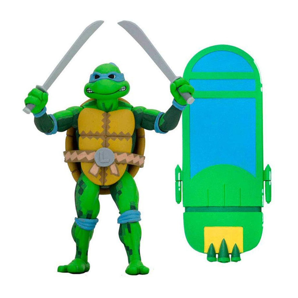 NECA Teenage Mutant Ninja Turtles In Time Leonardo Action Figure
