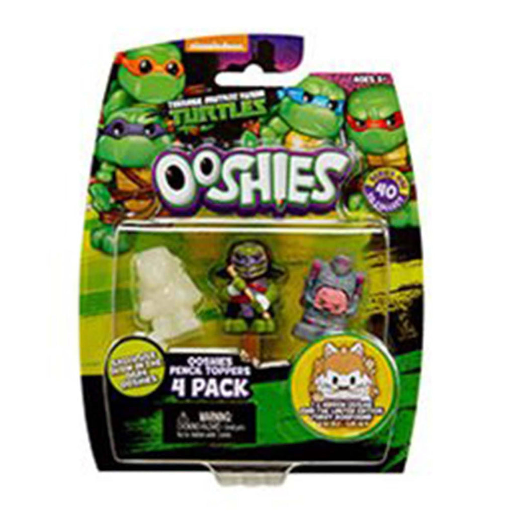 Ooshies Teenage Mutant Ninja Turtles Series 1 Donnie 4 Figure Set - Radar Toys