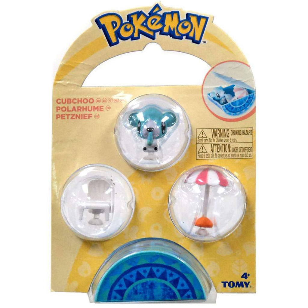 Pokemon Petite Pals Cubchoo With Accessories Set