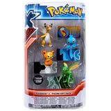 Pokemon XY Mega Ampharos Manaphy Teddiursa Scyther 4 Pack Of Mini Figures - Radar Toys