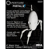 Portal 2 Blank Sentry Turret DIY Vinyl Figure - Radar Toys